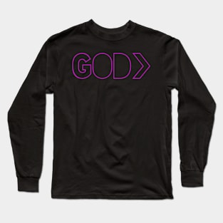 GOD>EVERYTHING NEON Long Sleeve T-Shirt